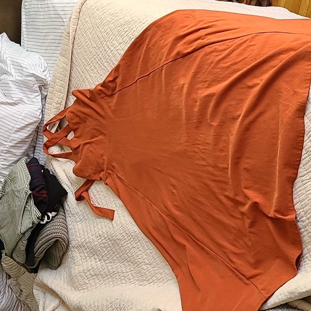 Listicle Burnt Orange Maxi Dress